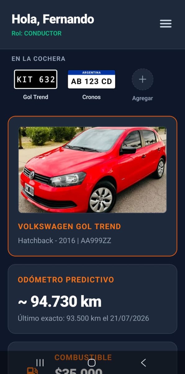 Dashboard Odo